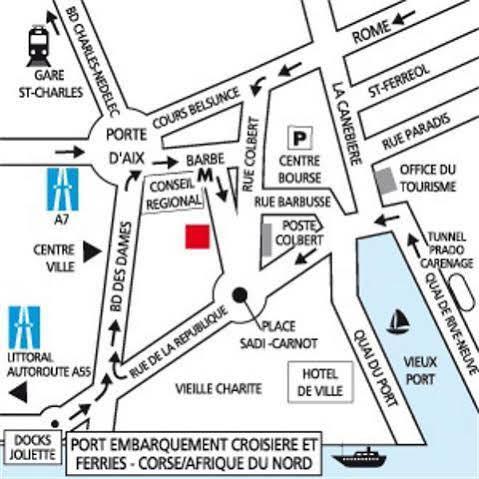 B&B Hotel Marseille Centre Vieux Port Exteriör bild